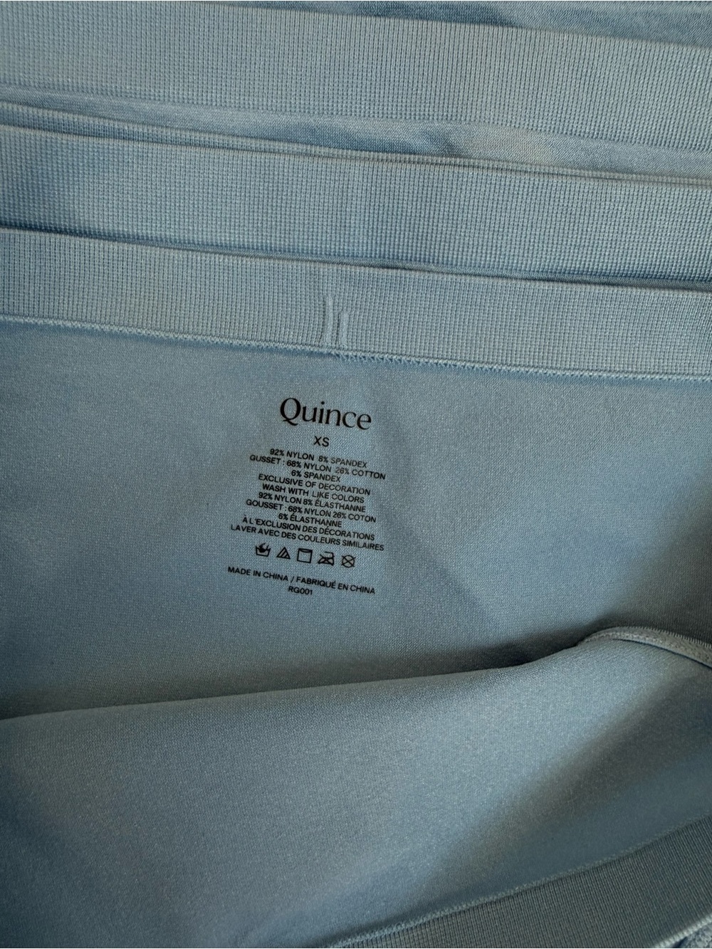 NEW Quince Smoothing Comfort Bikini 6 Pack French Blue XS Seamless Underwear - Picture 6 of 6